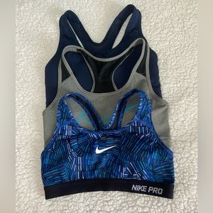 3 pack nike sports bras